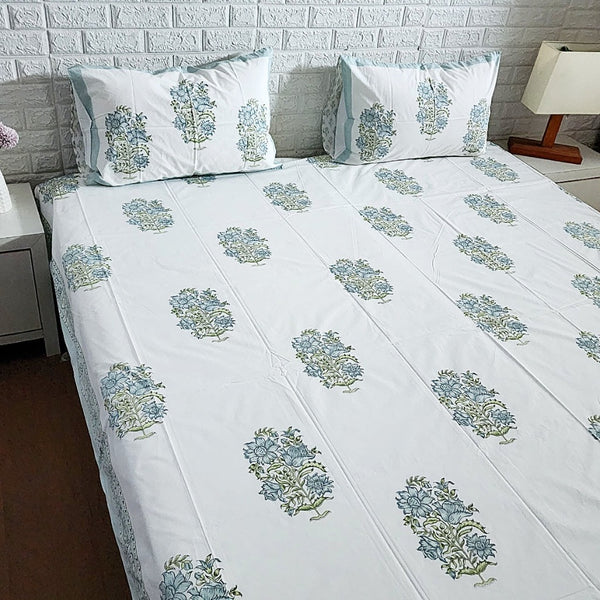 Block Print Bed Sheet - Beauty Sleep