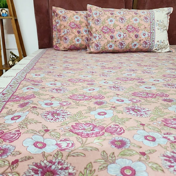 Happy At Home Cotton Bedsheet