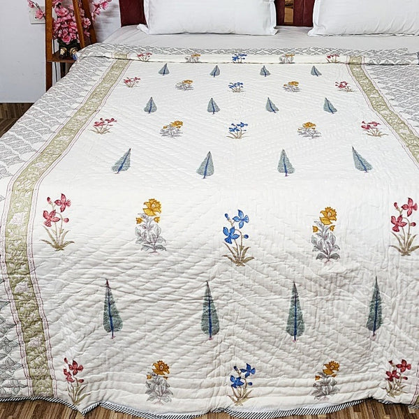 Royal Treat Single Hand Blocked Quilt