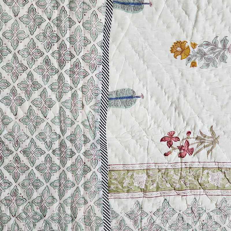 Royal Treat Single Hand Blocked Quilt