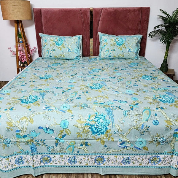 Forest Charm Cotton Bedsheet