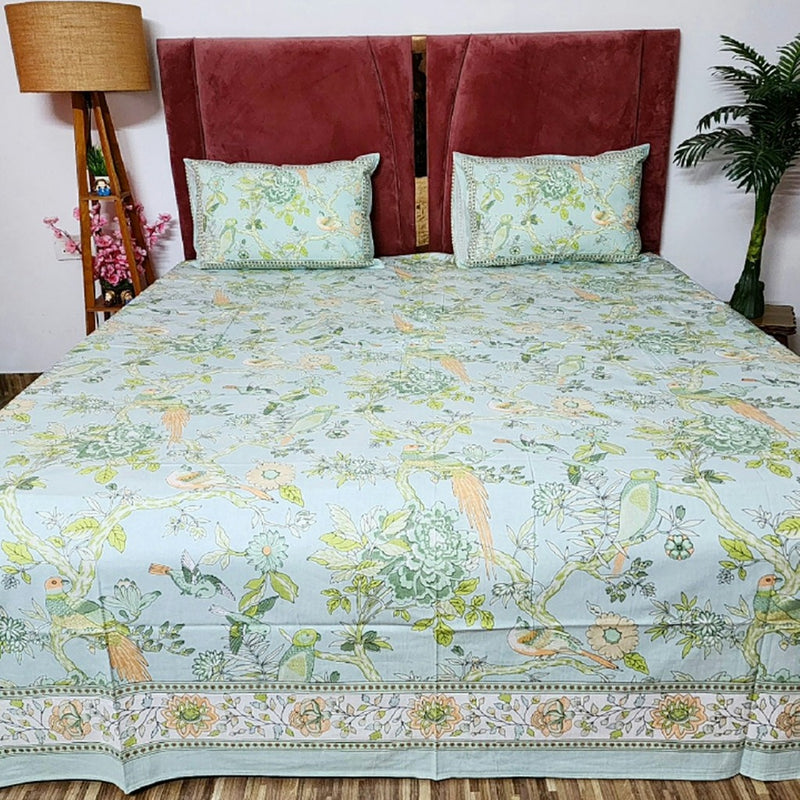 Floral Freak Cotton Bedsheet