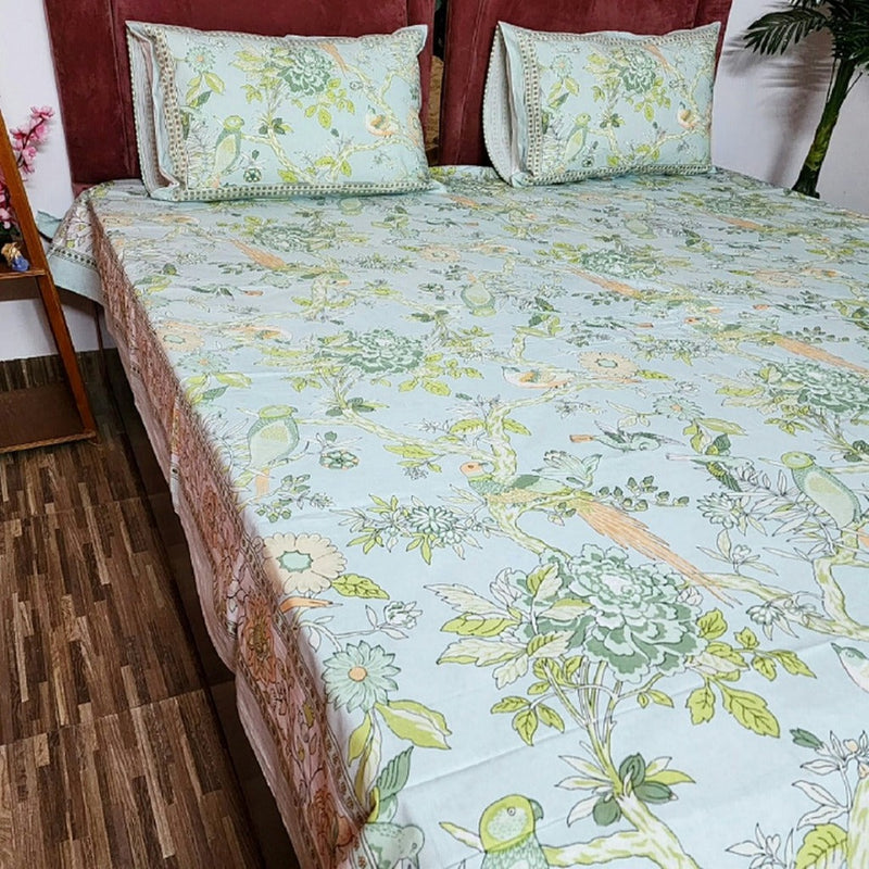 Floral Freak Cotton Bedsheet