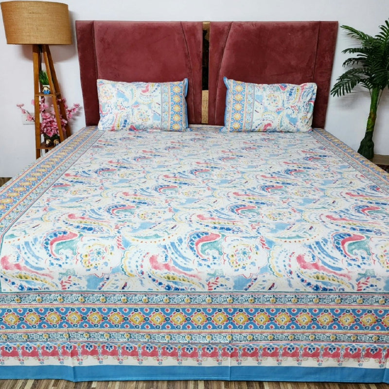 Eye Catcher Cotton Bedsheet