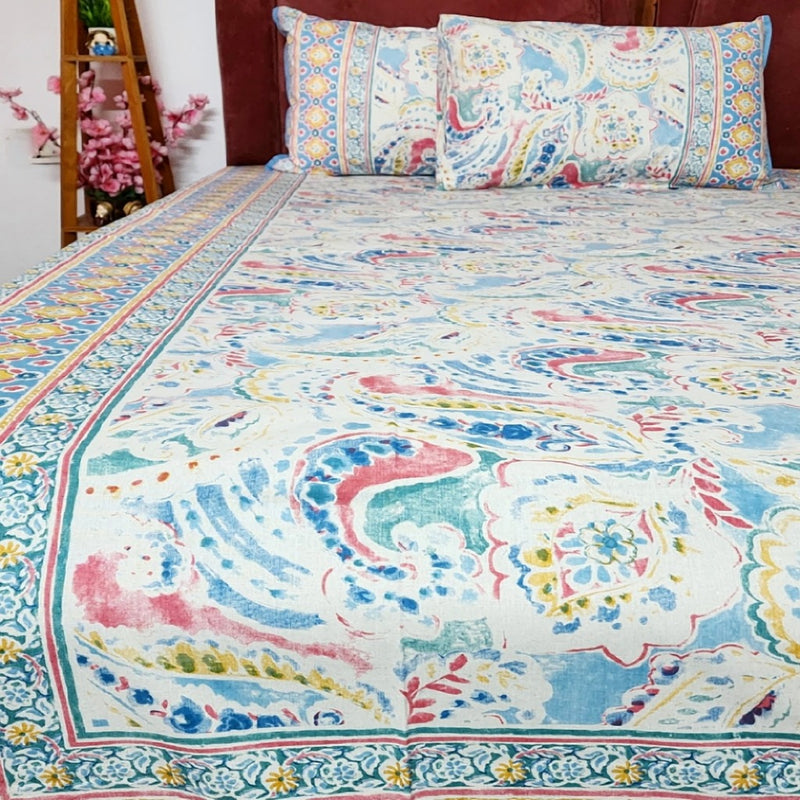 Eye Catcher Cotton Bedsheet