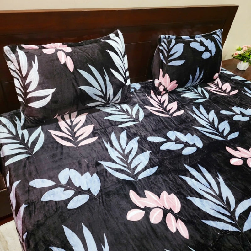 Leafy Way Warm Bedsheet