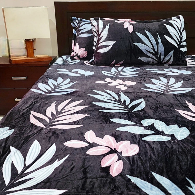 Leafy Way Warm Bedsheet