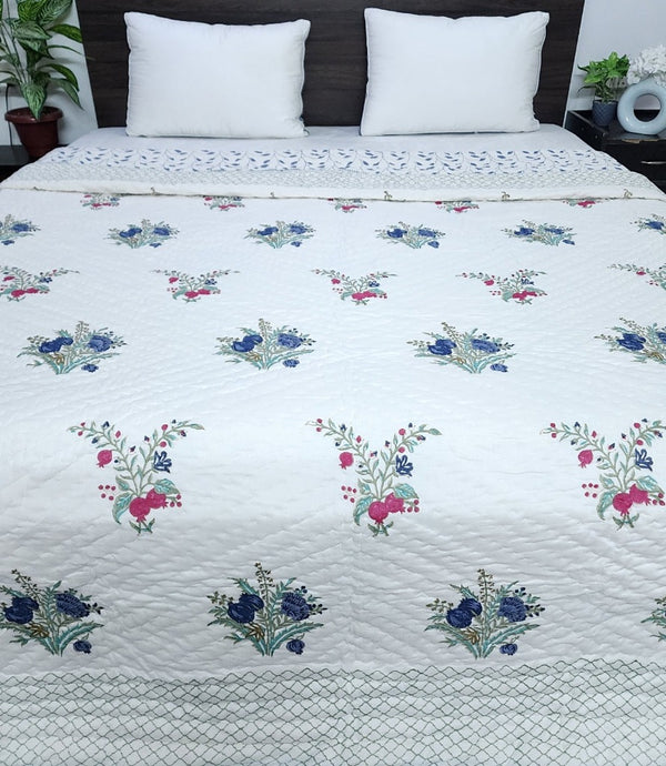 Nature's Retreat Double Hand Blocked Quilt