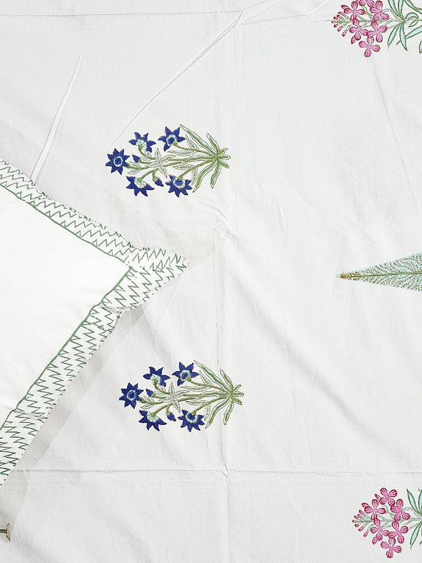The Garden Slumber - Hand Blocked Sheet