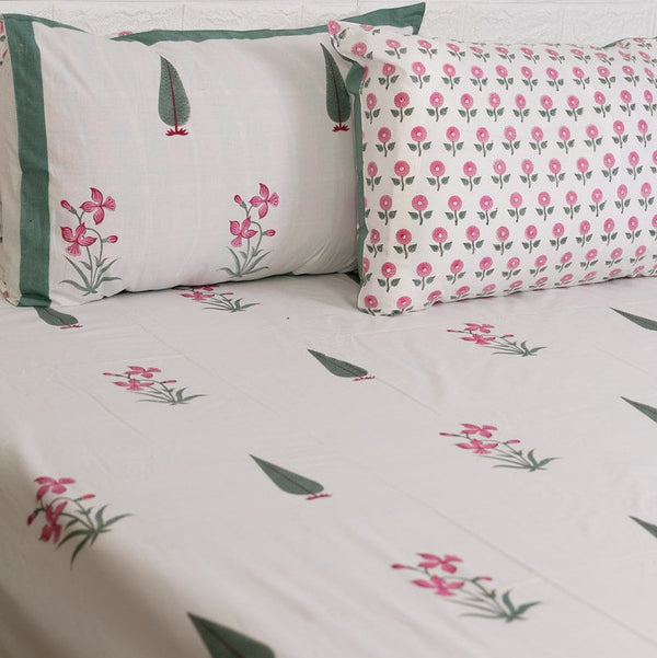 Rajasthani Block Print Bedsheet - Riwaz