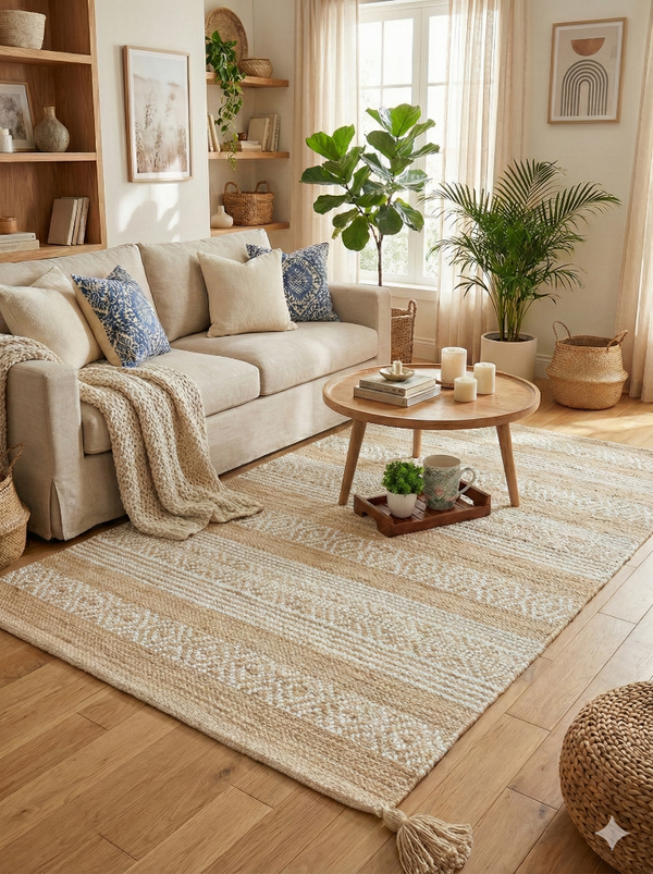 Calming Space Handcrafted Rug