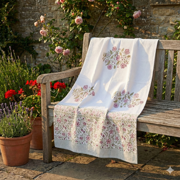 Beauty Redefined Hand Blocked Bath Towel