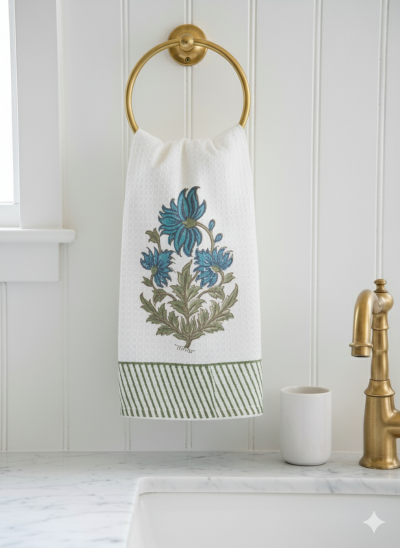 Crafted with Love - Hand Blocked Hand Towel