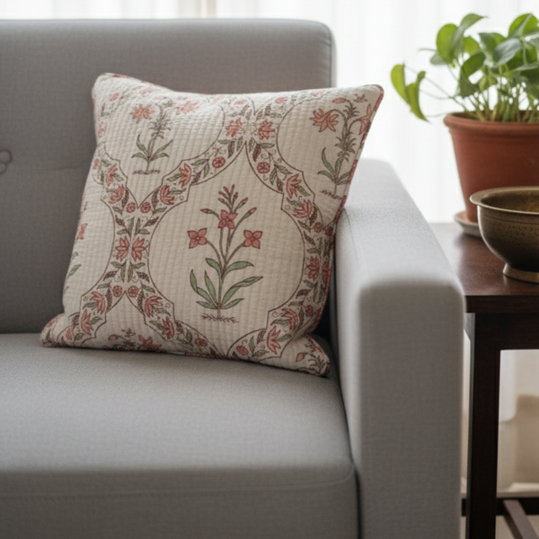 Home Comfort - Reversible Quilted Cushion Cover