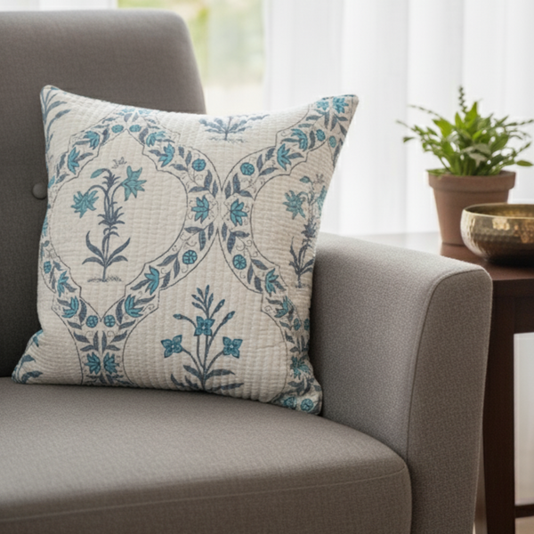 The Elegance - Quilted and Reversible Cushion Cover