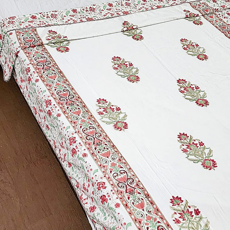 Floral Print Single Hand Blocked Dohar