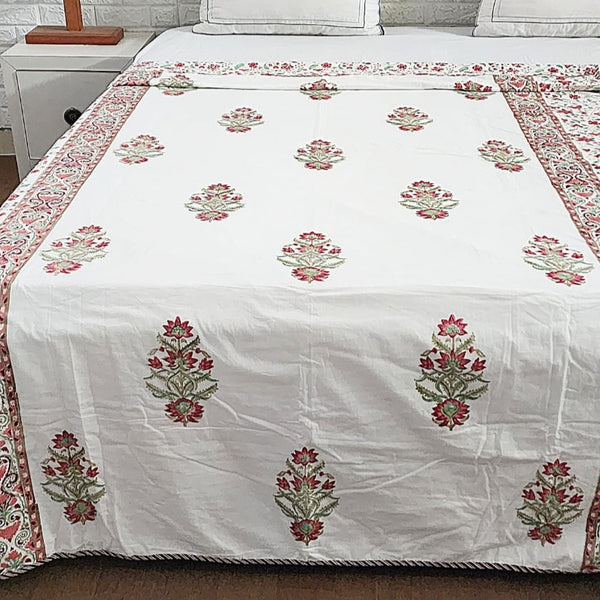 Floral Print Single Hand Blocked Dohar