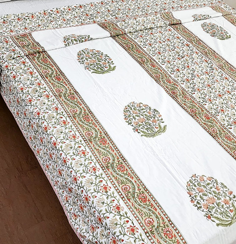 Floral Motif Malmal Dohar Double