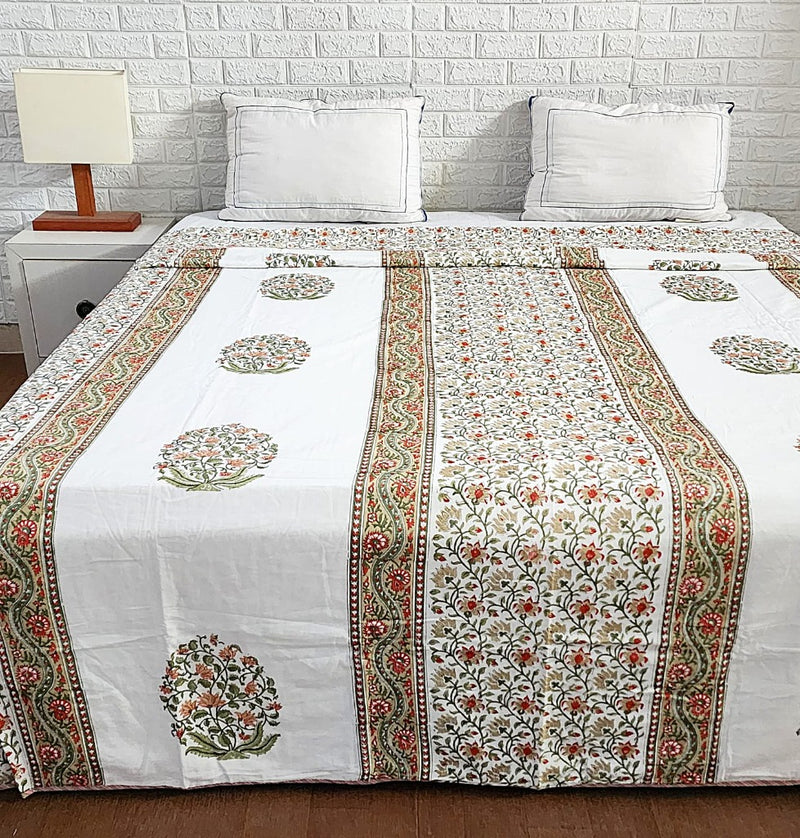 Floral Motif Malmal Dohar Double