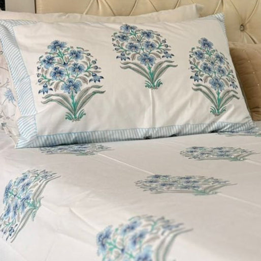 Indiloom Blockprint Bedsheet