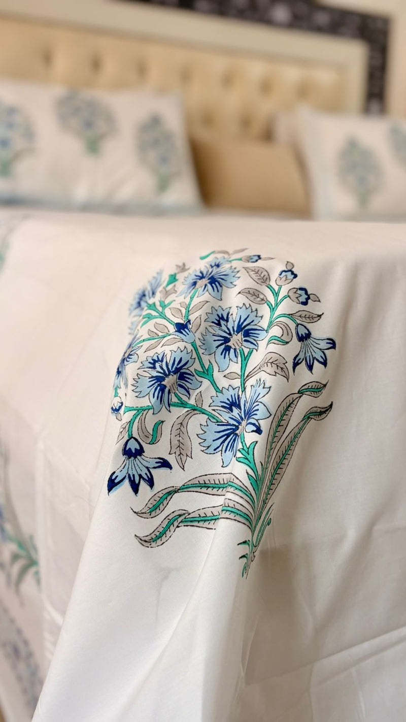 Indiloom Blockprint Bedsheet