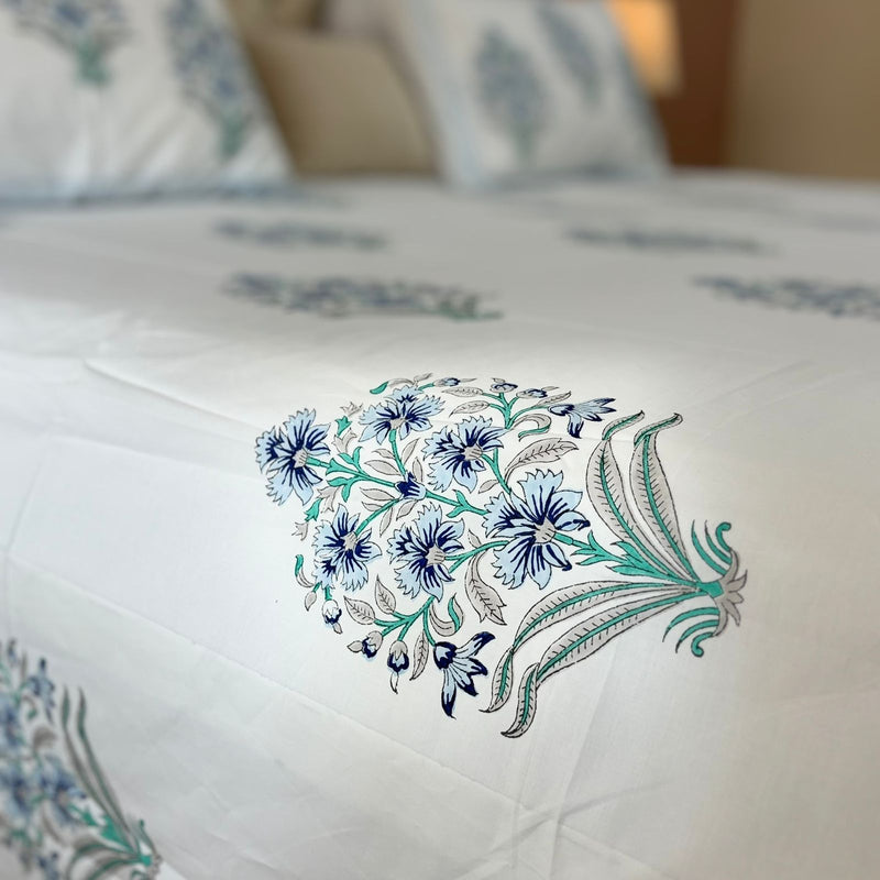 Indiloom Blockprint Bedsheet