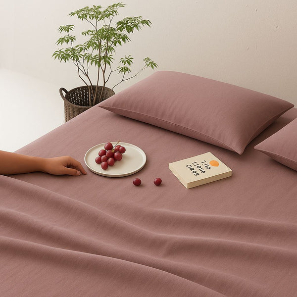 Opulent Hues Solid Bedsheet