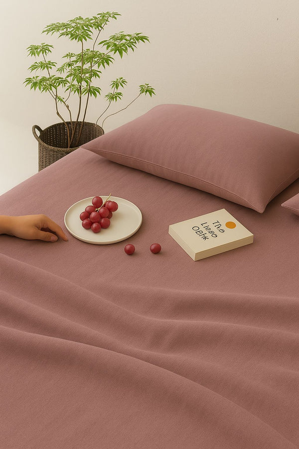 Opulent Hues Solid Bedsheet