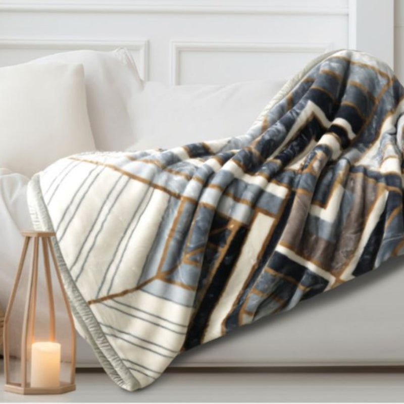 Geometrical Print - Winter Blanket