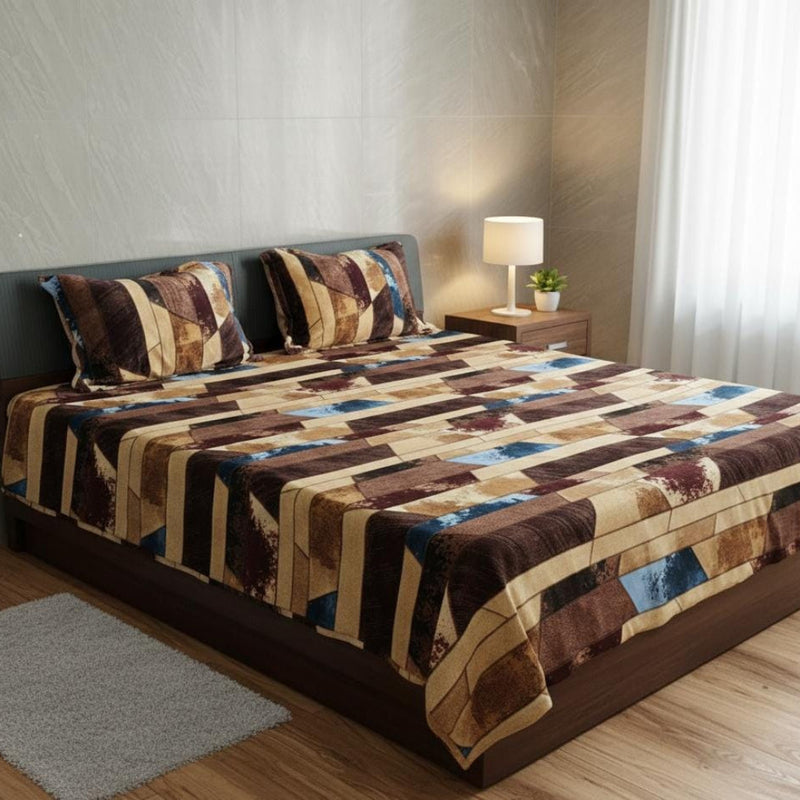 Wooden Charm Warm Bedsheet