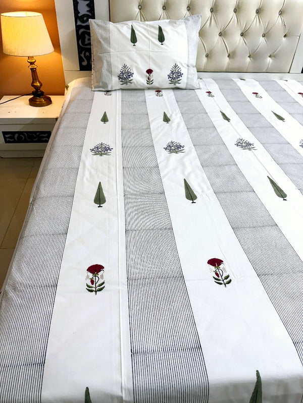 Cypress Charm - Block Print Sheet Set