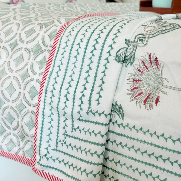 Blooming Serenity Double Hand Blocked Dohar