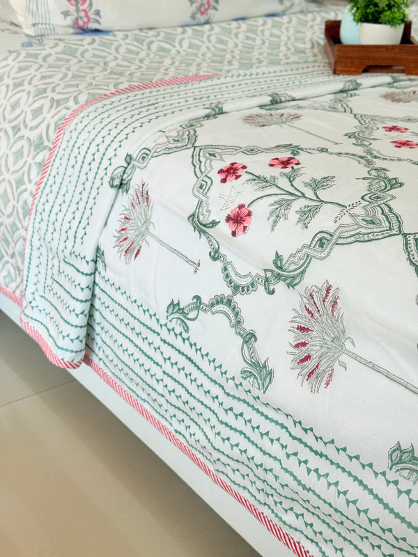 Blooming Serenity Double Hand Blocked Dohar