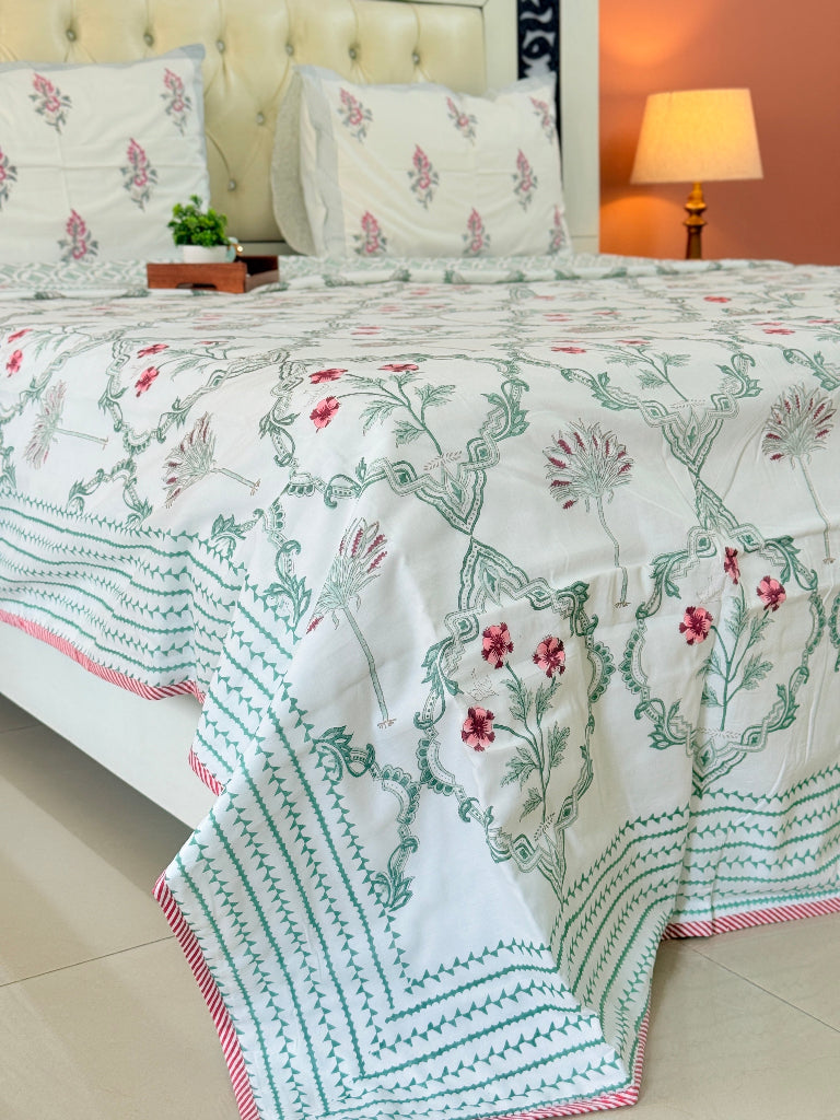 Blooming Serenity Double Hand Blocked Dohar