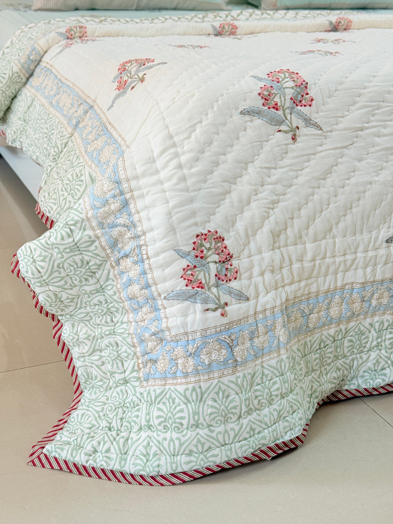 Handcrafted Warmth Single Hand Blocked Quilt