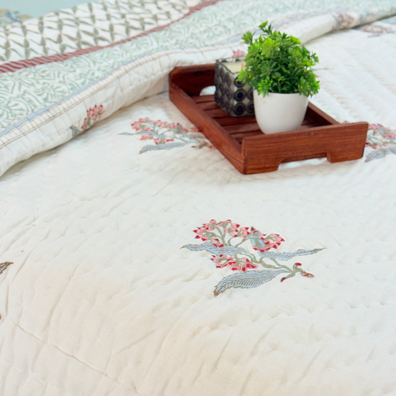 Handcrafted Warmth Single Hand Blocked Quilt