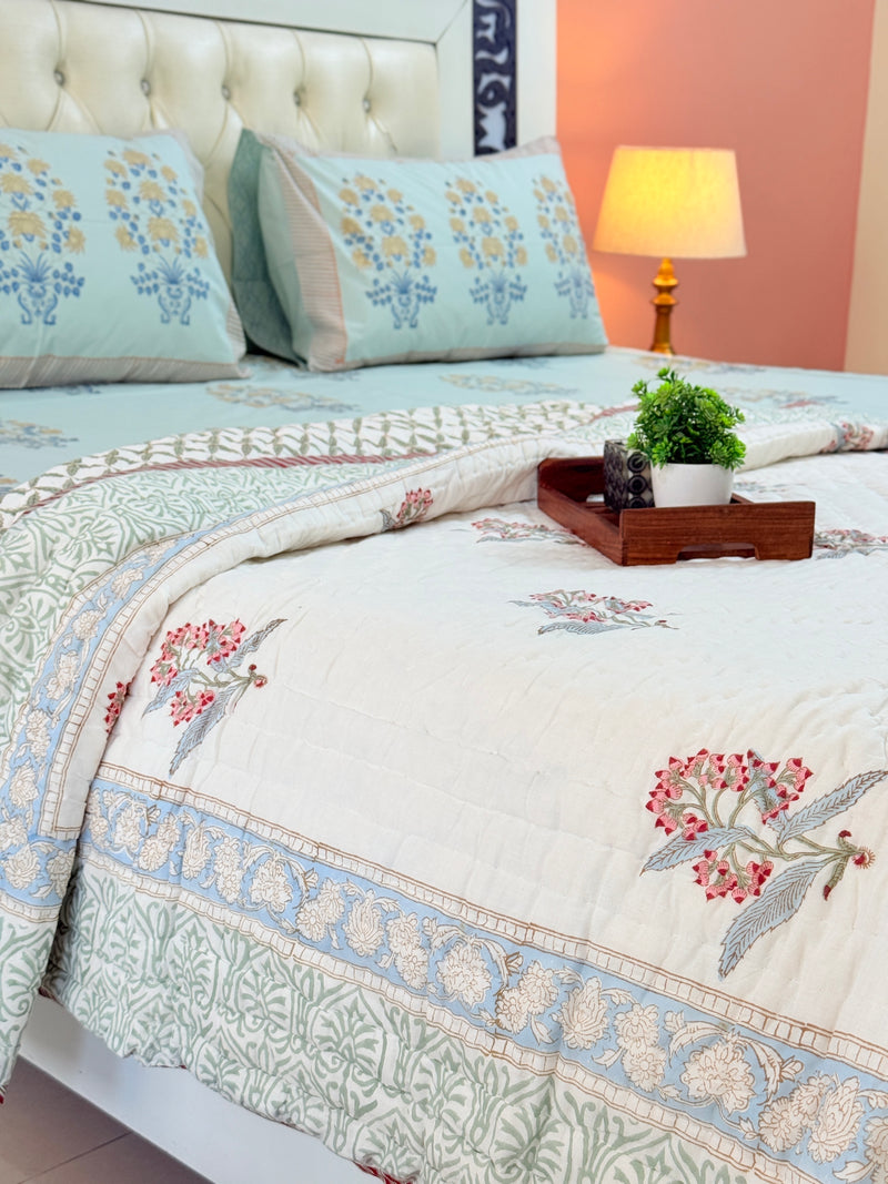 Handcrafted Warmth Single Hand Blocked Quilt