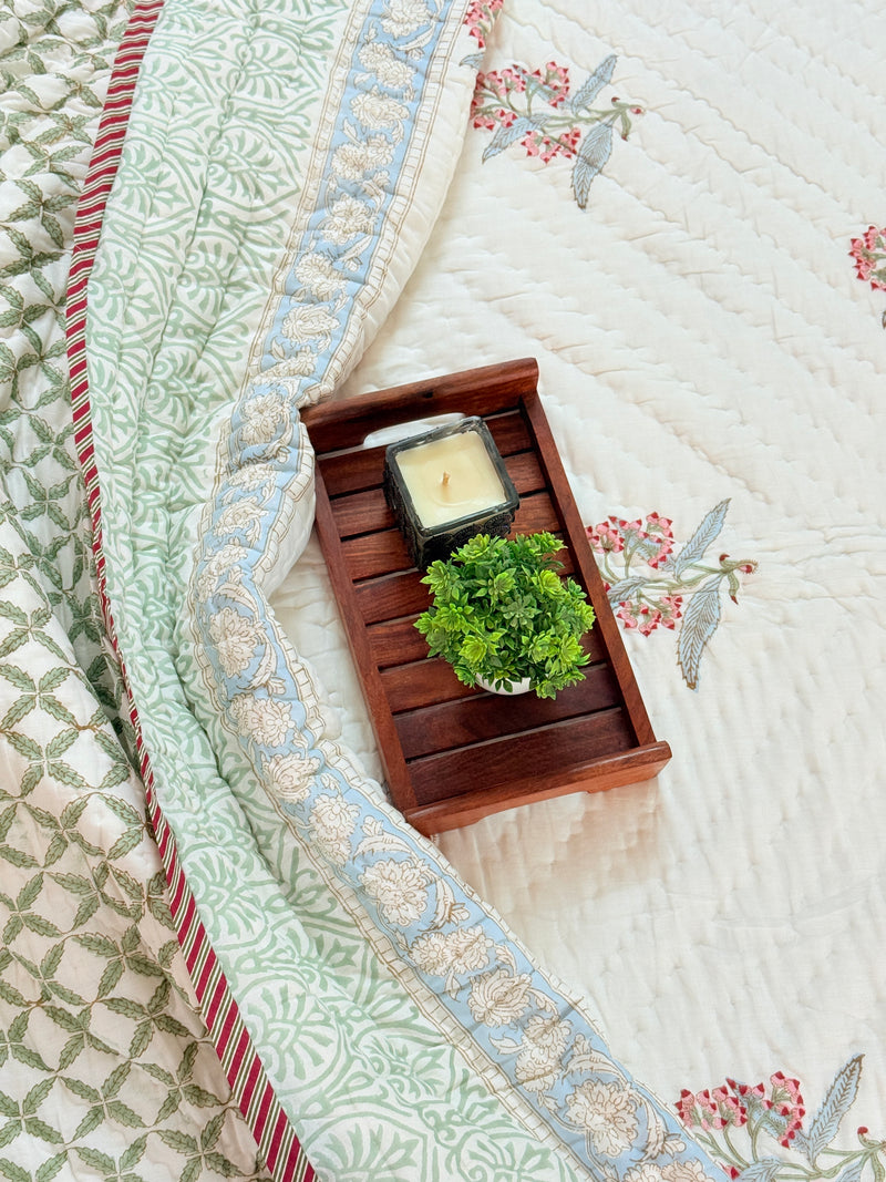 Handcrafted Warmth Single Hand Blocked Quilt