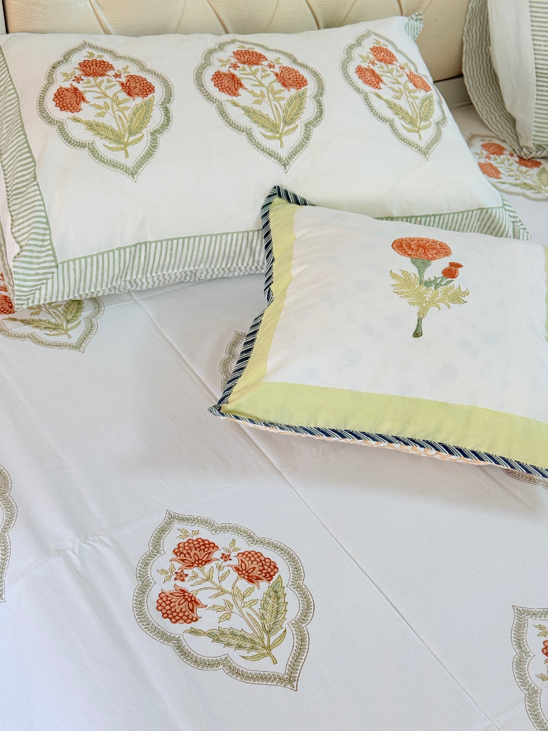 Artistic Beauty Hand Blocked Sheet
