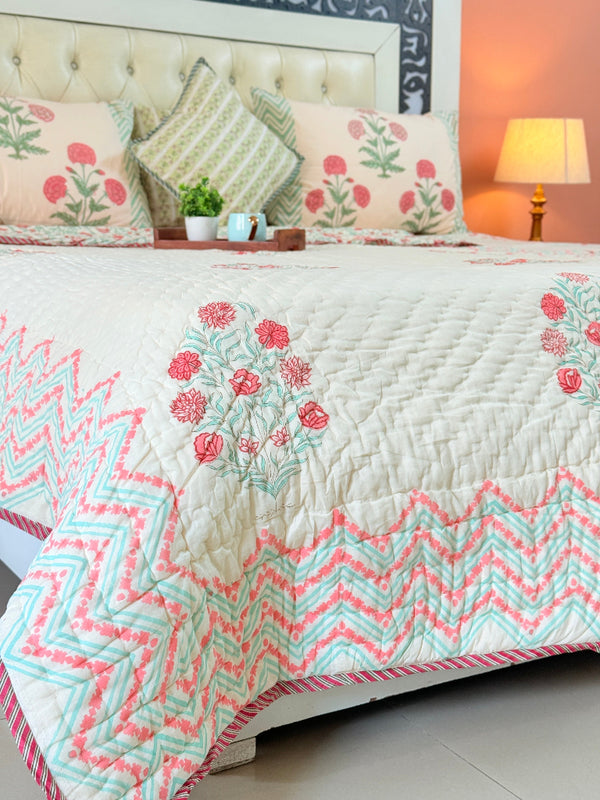 Bloomnest Hand Blocked Quilt