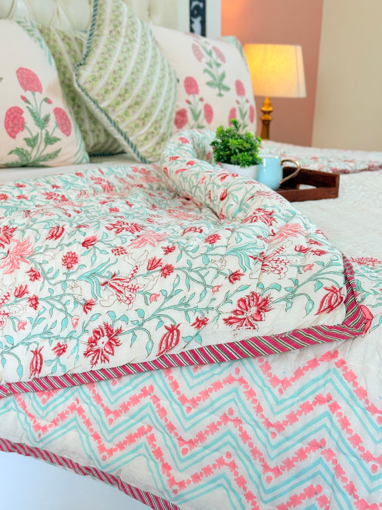 Bloomnest Hand Blocked Quilt