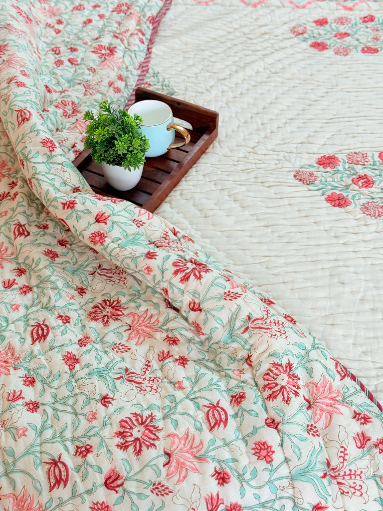 Bloomnest Hand Blocked Quilt