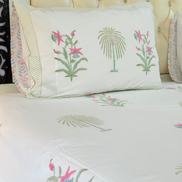 Palm Grove Hand Blocked Sheet