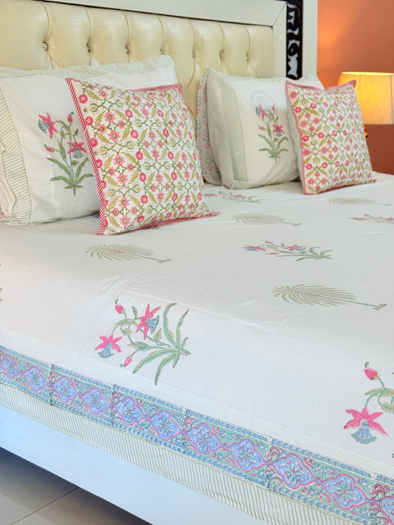 Palm Grove Hand Blocked Sheet