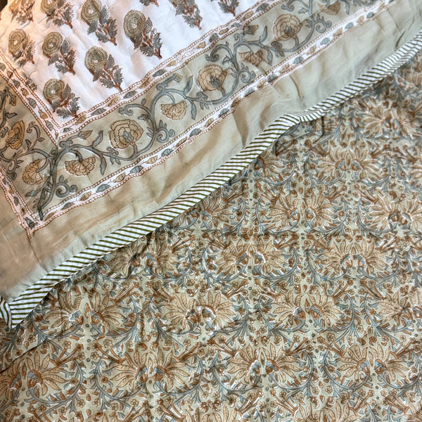 Nature's Ink - Hand Blocked Quilt