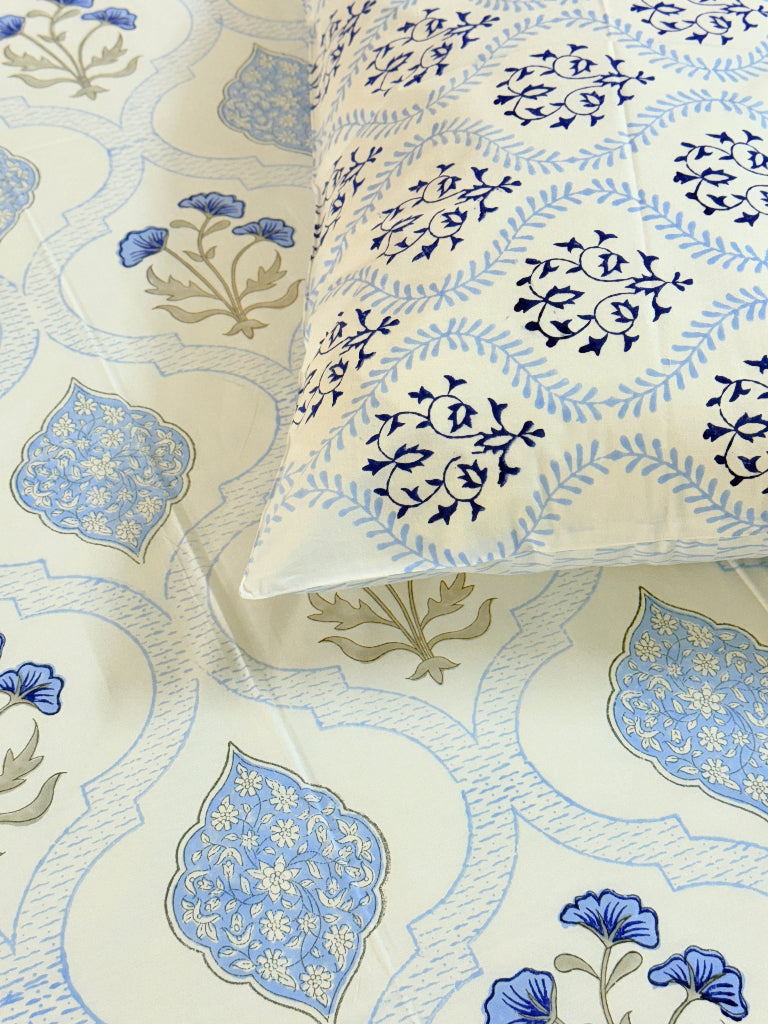 Flower Valley Hand Blocked Sheet