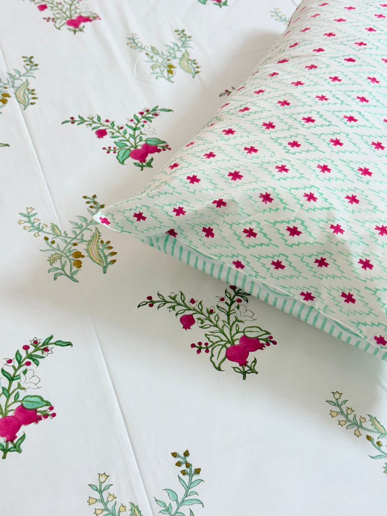 Nature's Own Charm Hand Blocked Sheet
