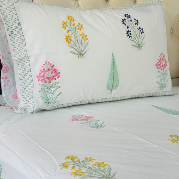 The Garden Slumber - Hand Blocked Sheet