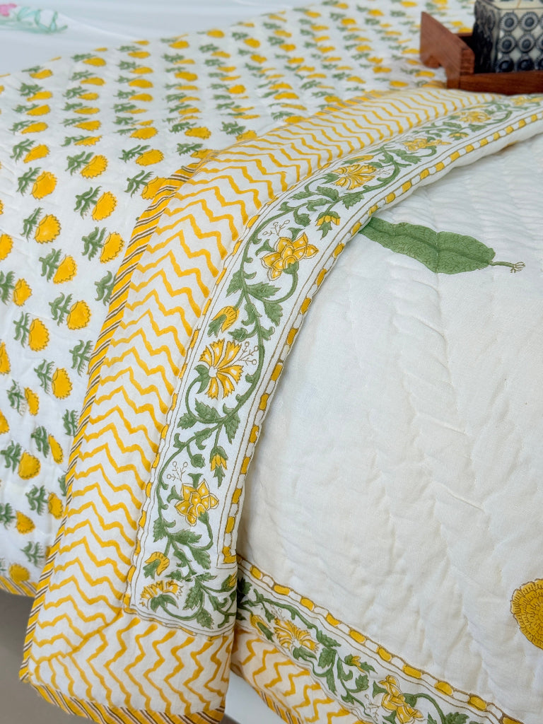 Shobhita Single Hand Blocked Quilt