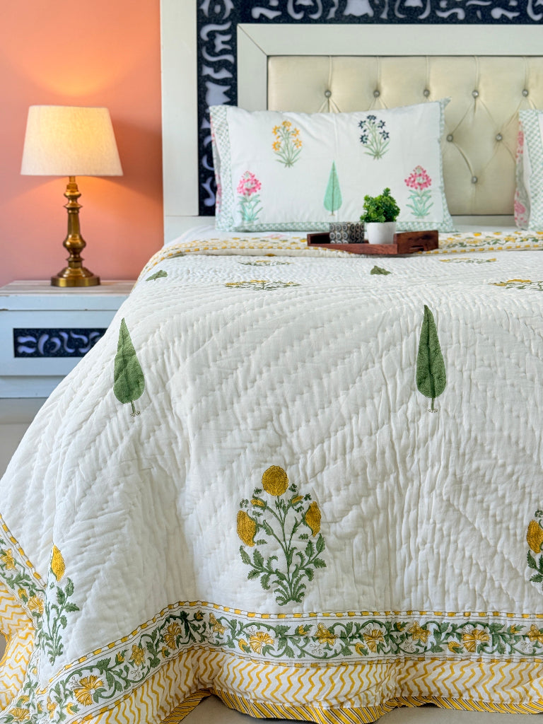 Shobhita Single Hand Blocked Quilt